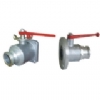 A one-way ball valve